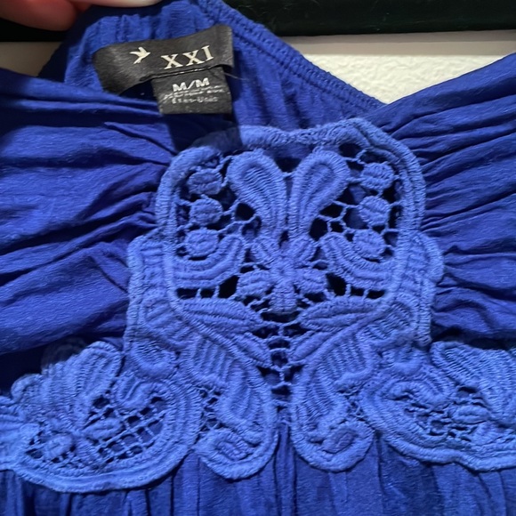 Forever 21 royal blue tube top in a size Medium - Picture 3 of 3